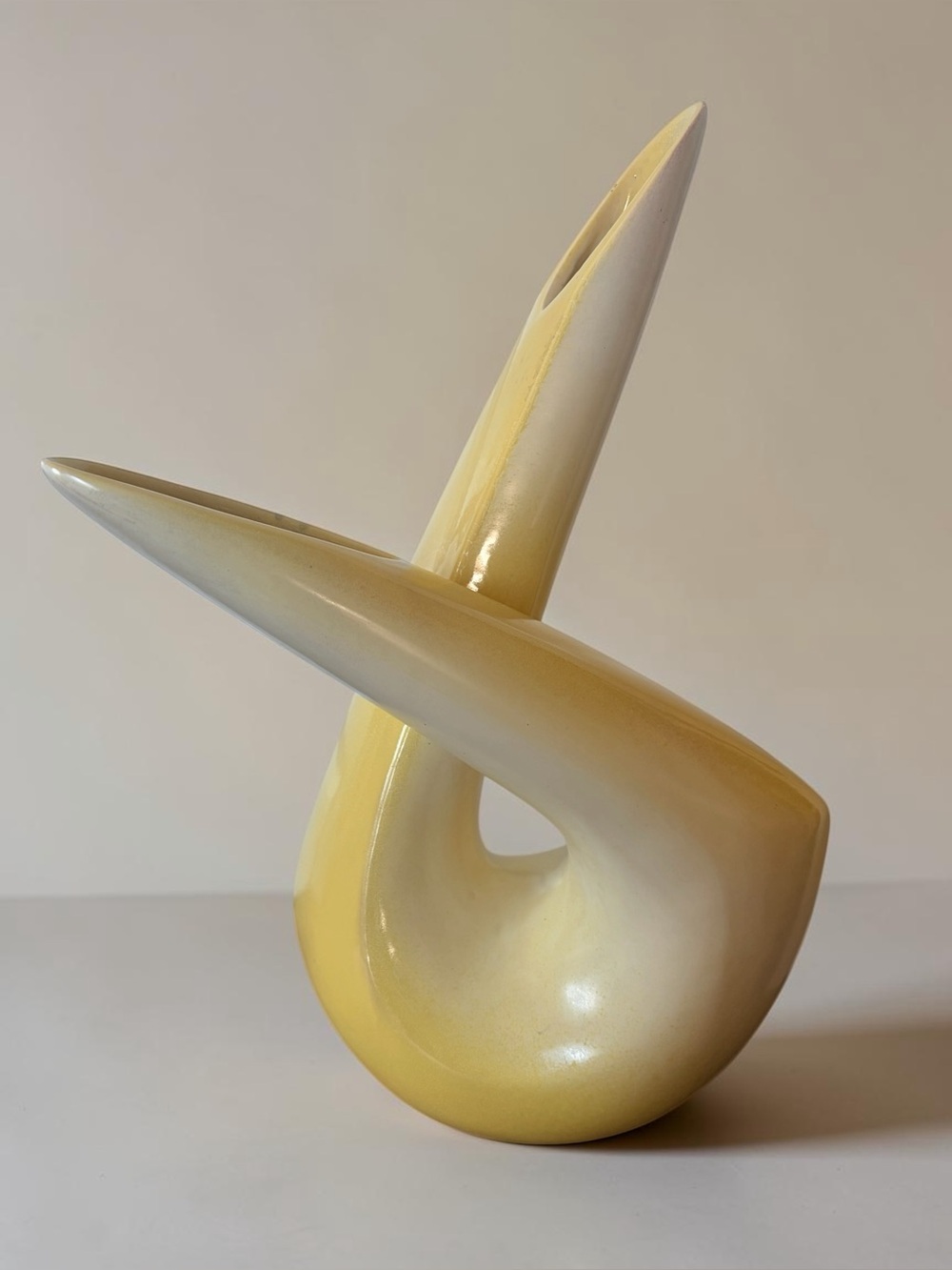 Vintage Double Neck Vase by Francis Cova French MCM 16.5" x 9"